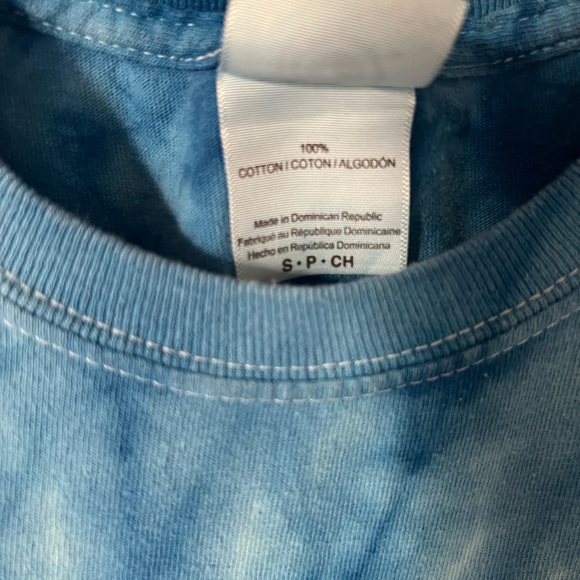 2/$25 Ed Sheeran Divide Concert Band Tye Dye Blue Tee Tshirt - Picture 5 of 5